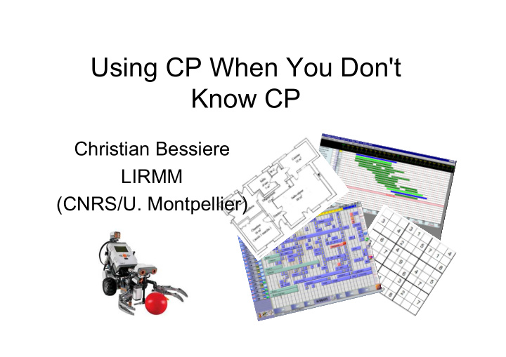 using cp when you don t know cp