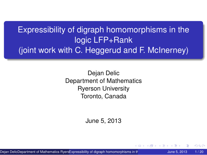 expressibility of digraph homomorphisms in the logic lfp
