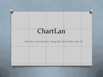 ChartLan  Yibo Zhu, Xiuming Dou, Xiang Ma, Ziyue Chen, Xiao Xu  Overview O Based on C-Like language