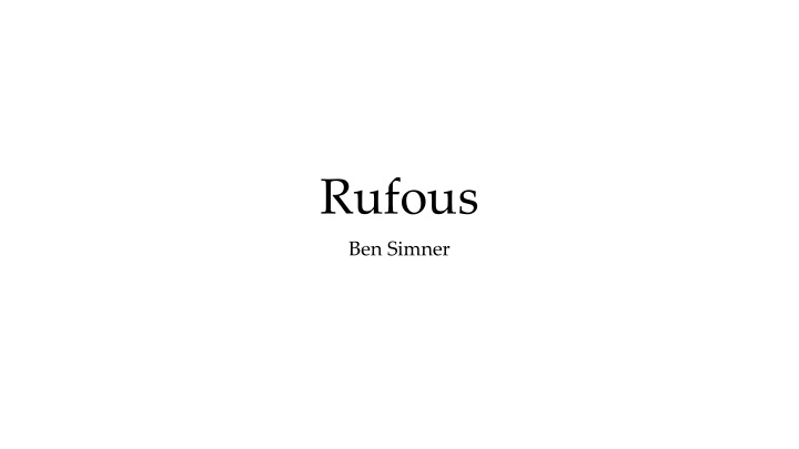 rufous