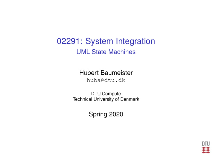 02291 system integration