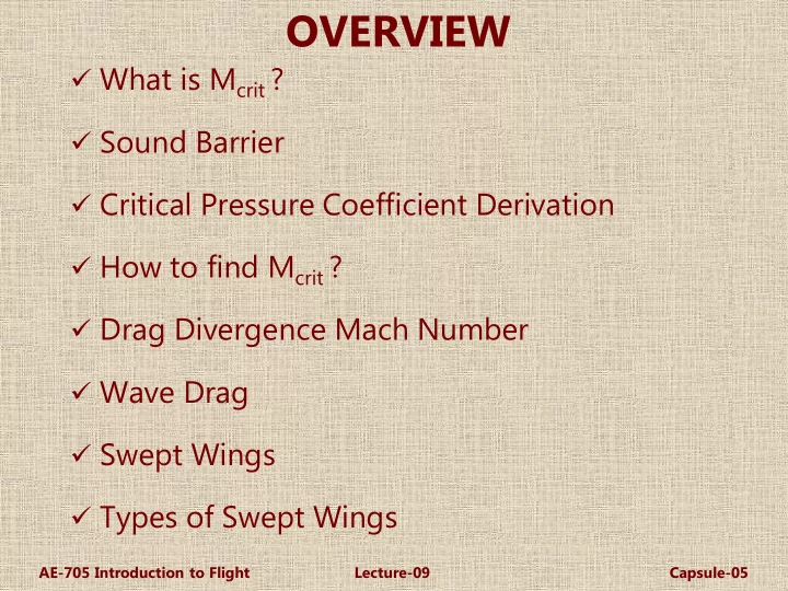 overview