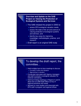 To develop the draft report, the  committee   Held multiple face-to-face meetings to discuss