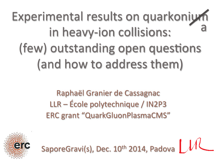 experimental results on quarkonium a in heavy ion
