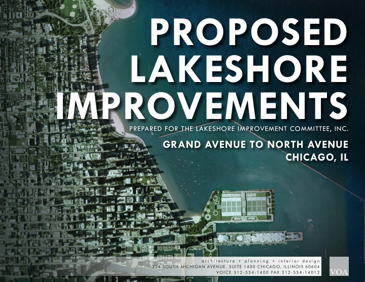 proposed lakeshore improvements
