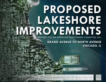 PROPOSED  LAKESHORE  IMPROVEMENTS  PREPARED FOR THE LAKESHORE IMPROVEMENT COMMITTEE, INC.  GRAND