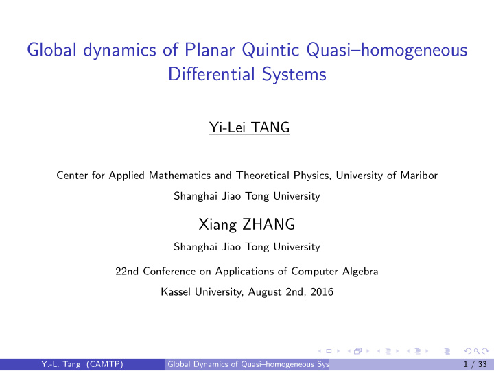 global dynamics of planar quintic quasi homogeneous