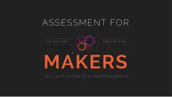 ASSESSMENT FOR  MODULE 3: SELECTING &amp; PROTOTYPING  MAKING  ALIGNMENT  SIMPLE  IN THIS LESSON