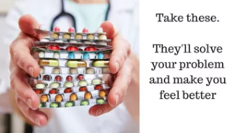 Theres nothing wrong with me  !  Symptoms let customers know what YOU know  When faced