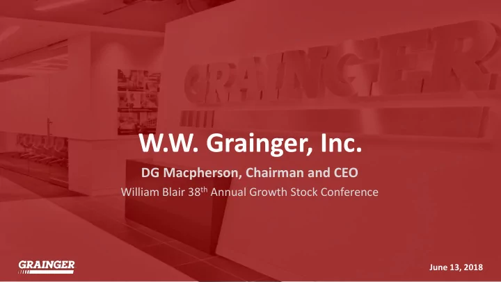 w w grainger inc