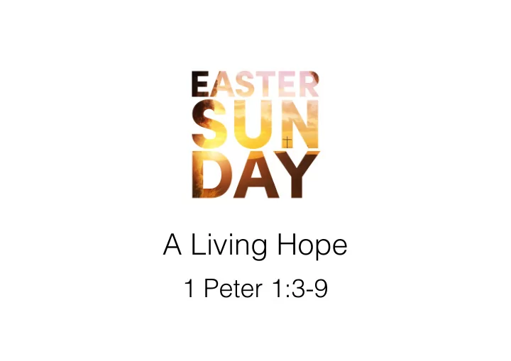 a living hope