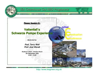 Vattenfalls  Vattenfalls  Schwarze  Schwarze Pumpe  Schwarze  Schwarze Pumpe  Pumpe