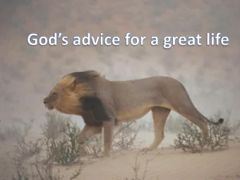 Outline:  A. Wisdoms calls  1.  Wisdom calls  To salvation (1:20 - 4:27)  To wealth  (8)