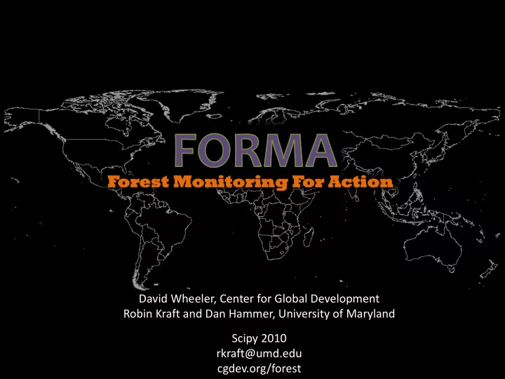 for orest est mon monitor itorin ing g for or action