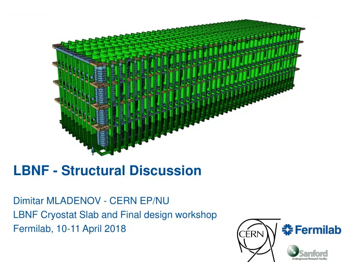 lbnf structural discussion