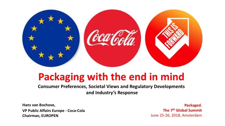 packaging with the end in mind