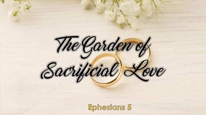 the garden of sacrificial love marriage masterpiece