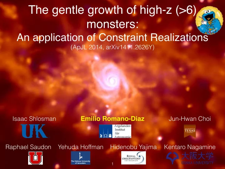 the gentle growth of high z 6