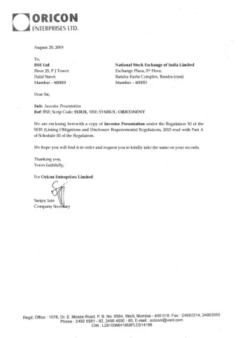 Floor 25, P J  Tower Exchange Plaza, 5 th Floor,  Dalal SlTcet  Bandra Kurla Complex, Bandra (east)