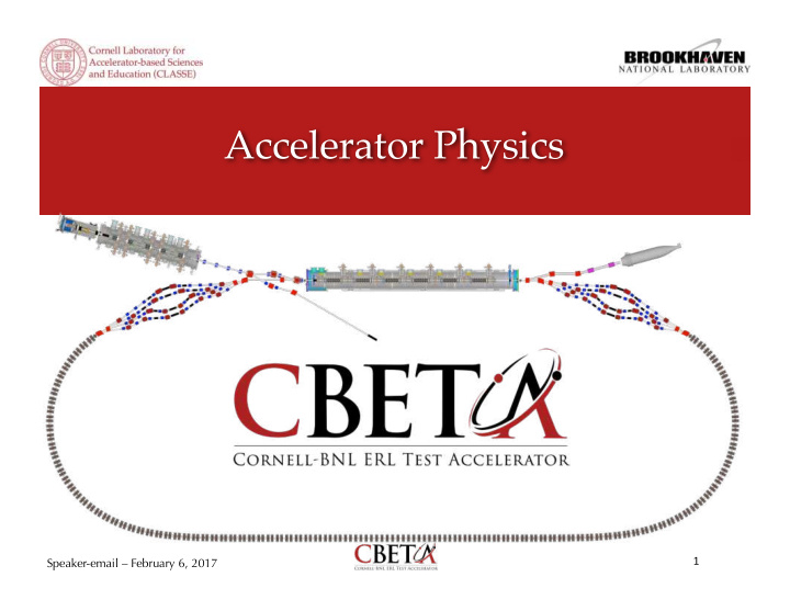 accelerator physics