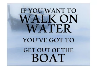 Week #6  Learning to Wait on  Our Big God  Matthew 14: 22-33  How Big is Your God?  Isaiah 40: