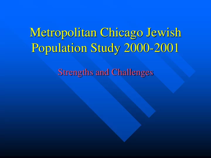 population study 2000 2001