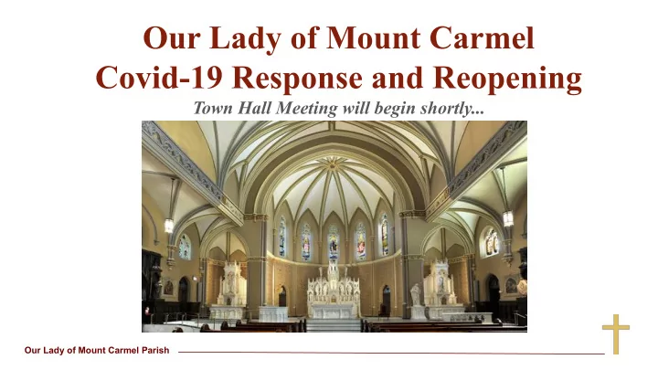 our lady of mount carmel parish welcome father pat lee