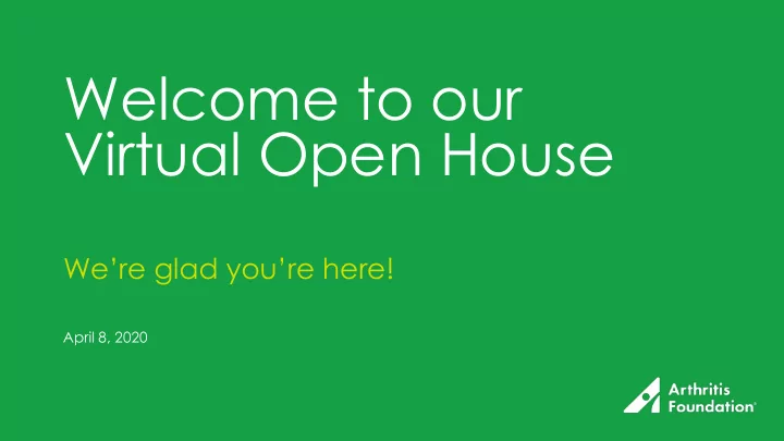 virtual open house