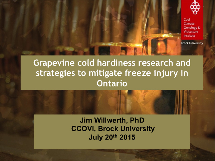 grapevine cold hardiness research and strategies to