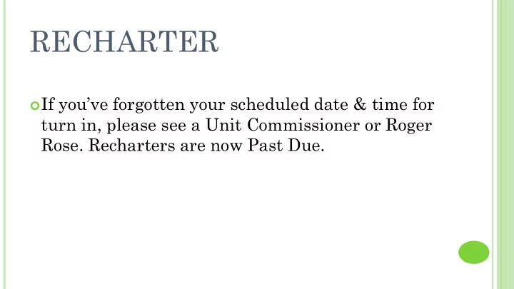 recharter