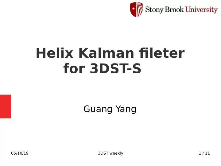 helix kalman fjleter for 3dst s