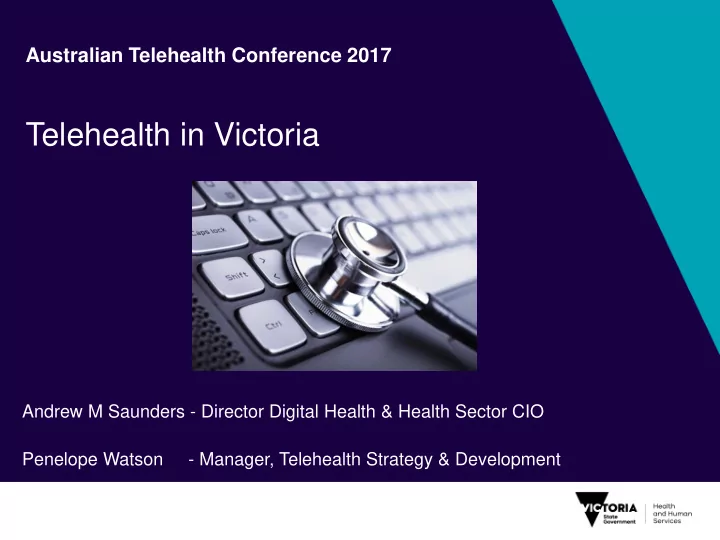 telehealth in victoria