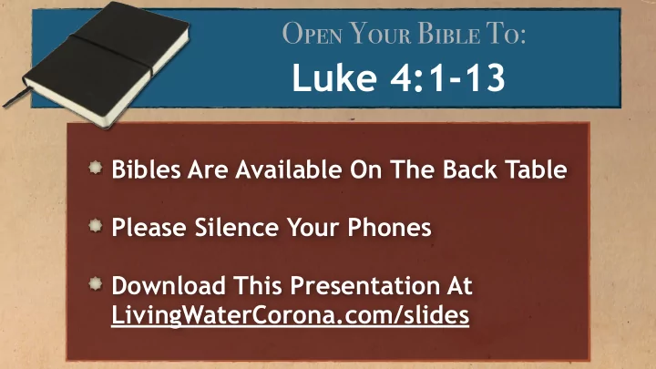luke 4 1 13