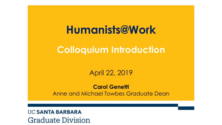 humanists work