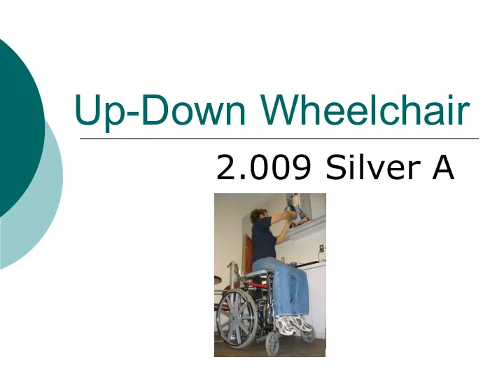 up down wheelchair