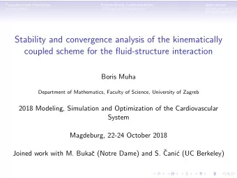 Stability and convergence analysis of the kinematically  coupled scheme for the fluid-structure