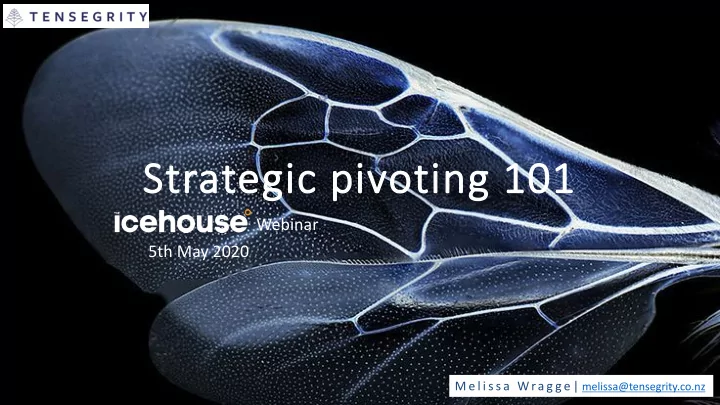 st strateg egic p c pivot oting 1 101