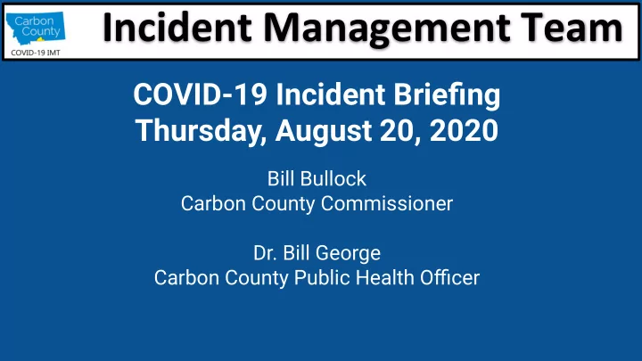 incident management team