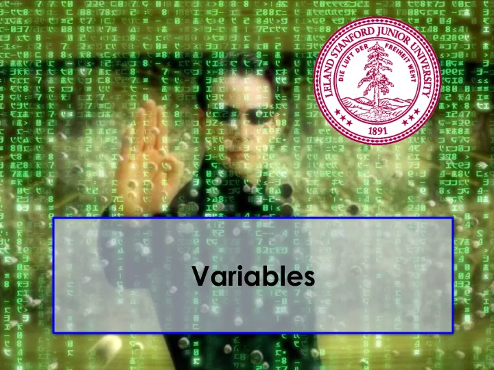 variables review control statements