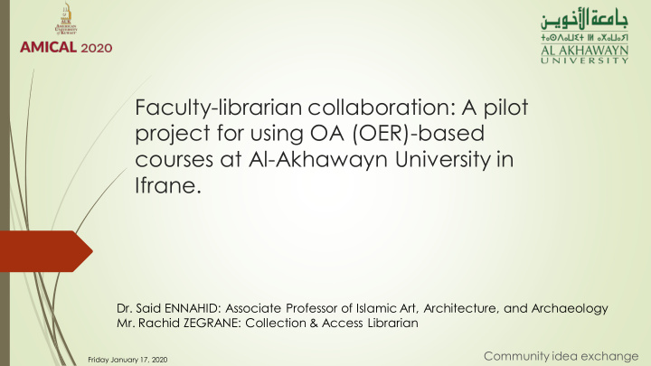 faculty librarian collaboration a pilot project for using