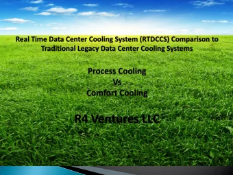 R4 Ventures LLC  Eliminate chillers, compressors and EPA regulated and EU banned    refrigerants