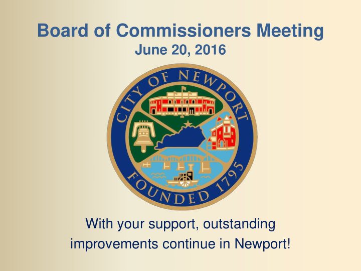 board of commissioners meeting
