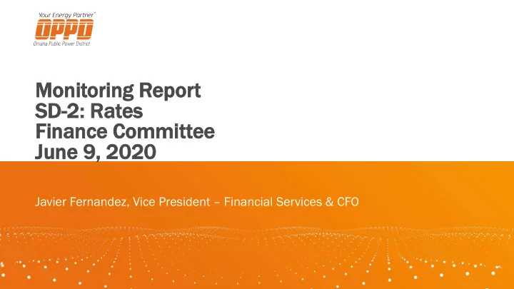 moni onitoring r repor port sd 2 rat rates fi financ ance