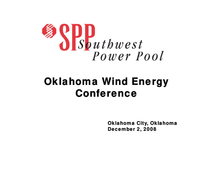 oklahoma wind energy oklahoma wind energy conference