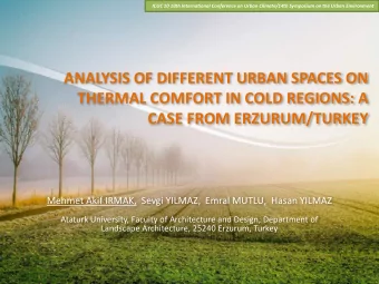 CASE FROM ERZURUM/TURKEY  Mehmet Akif IRMAK, Sevgi YILMAZ, Emral MUTLU,  Hasan YILMAZ  Ataturk