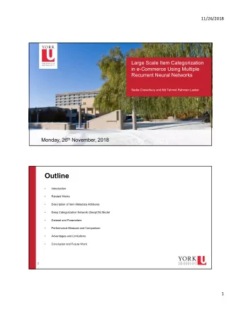 Outline    Introduction    Related Works    Description of Item Metadata Attributes