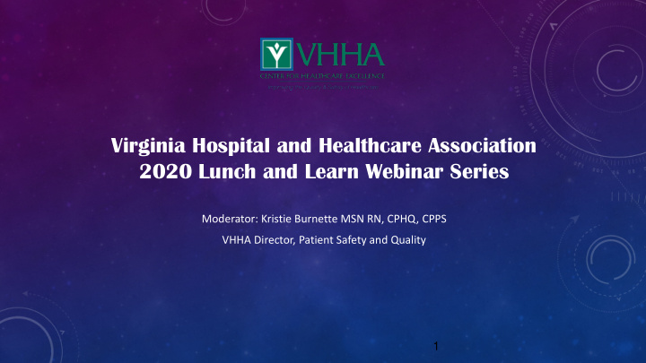 virginia hospital and healthcare association 2020 lunch