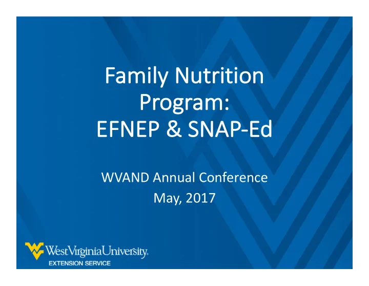 fa family nutrition pr program ef efnep ep snap ed ed