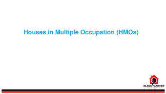 Houses in Multiple Occupation (HMOs)  Who are we?    Carol &amp; Paul Watson    Accidental