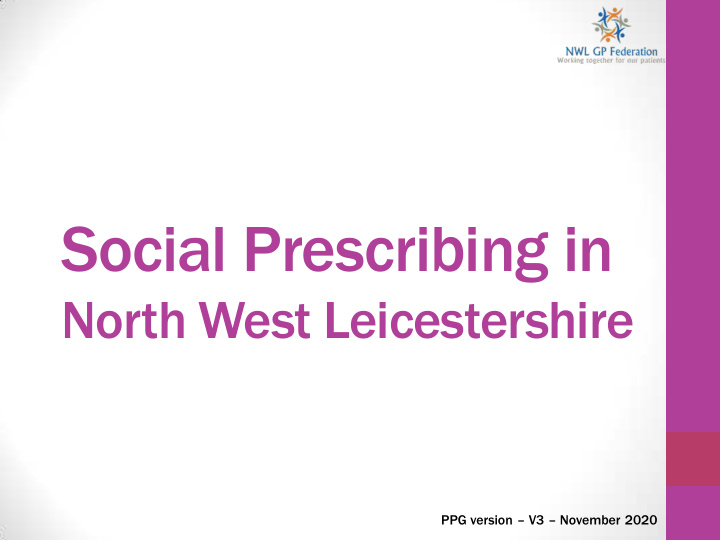 social prescribing in